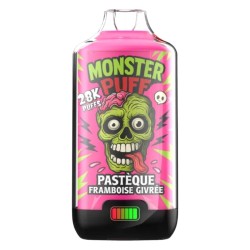 🍉🍇❄️ KIT MONSTER PUFF PASTÈQUE FRAMBOISE GIVRÉE – 28 000 PUFFS (20 MG)
