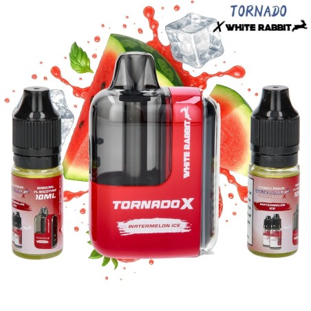🍉❄️ PUFF WHITE RABBIT TORNADO X WATERMELON ICE – 25 000 PUFFS