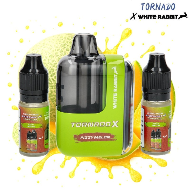 🍈✨ PUFF WHITE RABBIT TORNADO X FIZZY MELON – 25 000 PUFFS