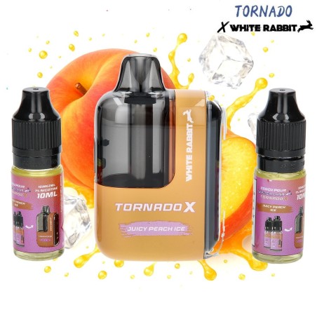 🍑✨ PUFF WHITE RABBIT TORNADO X JUICY PEACH – 25 000 PUFFS