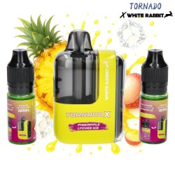 🍍🌸 PUFF WHITE RABBIT TORNADO X PINEAPPLE LYCHEE – 25 000 PUFFS