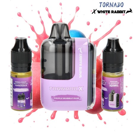 🍬🫧 PUFF WHITE RABBIT TORNADO X TRIPLE BUBBLE GUM – 25 000 PUFFS