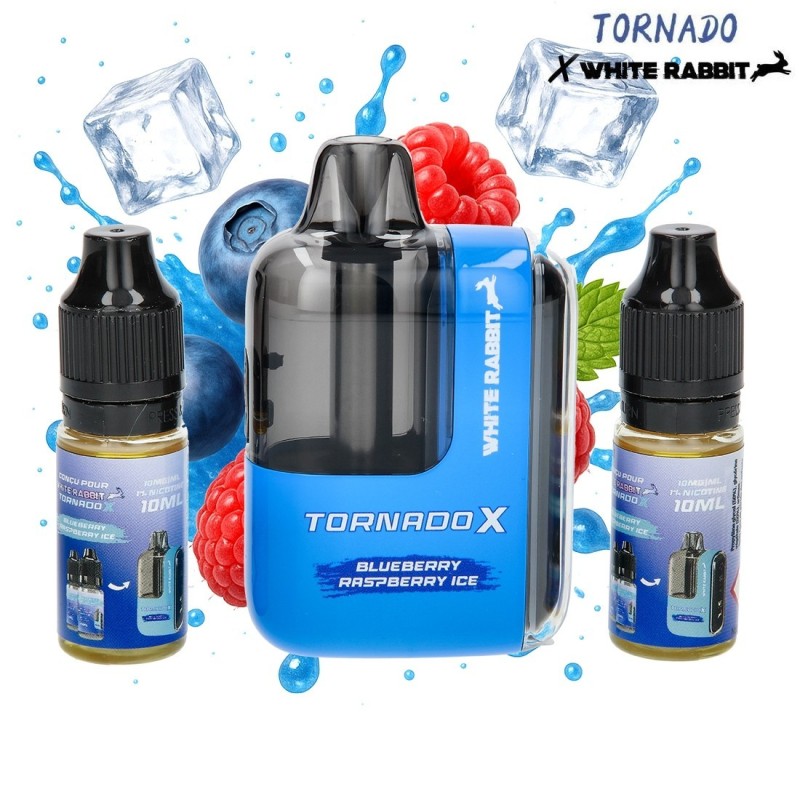 🫐🍓 PUFF WHITE RABBIT TORNADO X BLUEBERRY RASPBERRY – 25 000 PUFFS