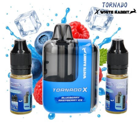 🫐🍓 PUFF WHITE RABBIT TORNADO X BLUEBERRY RASPBERRY – 25 000 PUFFS