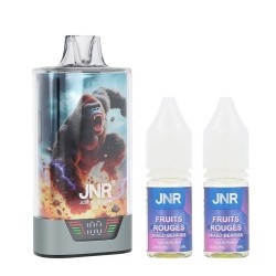 🍓🍒 PUFF GORILLA X JNR FRUITS ROUGES – 20 MG – 43 000 PUFFS