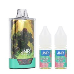 🍓🥝 PUFF GORILLA X JNR FRAISE KIWI – 20 MG – 43 000 PUFFS