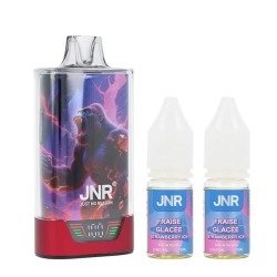 🍓❄️ PUFF GORILLA X JNR FRAISE GLACÉE – 20 MG – 43 000 PUFFS