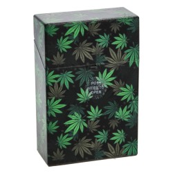 🍃🚬 BOÎTE À CIGARETTES LEAF DESIGN – DISPLAY DE 12