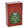 🍃🚬 BOÎTE À CIGARETTES LEAF DESIGN – DISPLAY DE 12