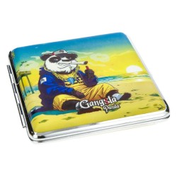 🐼🌴 ÉTUI PLAT À CIGARETTE GANGSTA PANDA CALIFORNIA