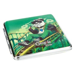 🐼🌴 ÉTUI PLAT À CIGARETTE GANGSTA PANDA CALIFORNIA – DISPLAY DE 6