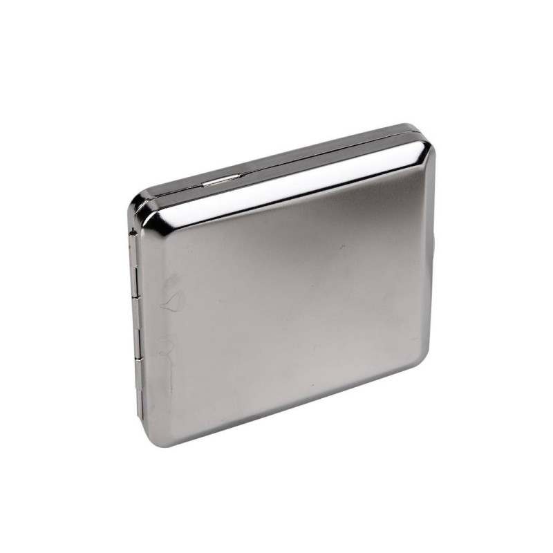 ✨🚬 ÉTUI PLAT À CIGARETTE CHROME