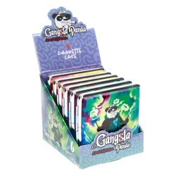 🐼🌿 ETUI PLAT A CIGARETTE GANGSTA PANDA NATURE – DISPLAY DE 6