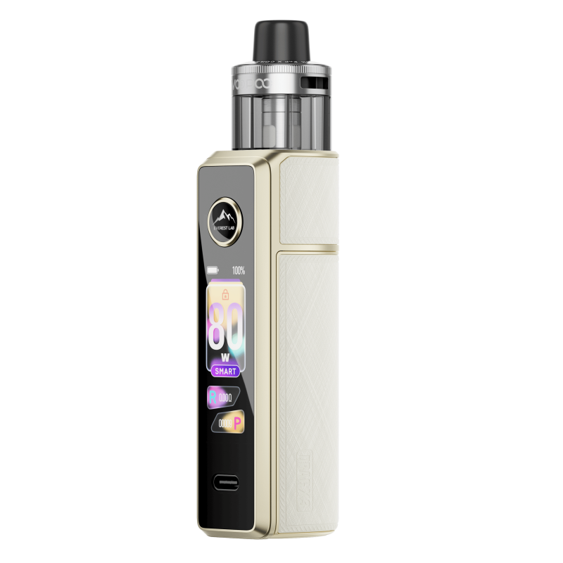 Kit Drag X3 Pod Champagne Golden Voopoo | Pod Mod 80W Tactile