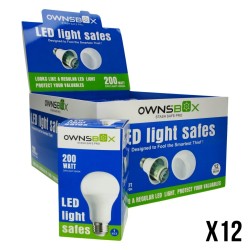 💡🔐 BOITE CACHETTE AMPOULE LED – DISPLAY DE 12