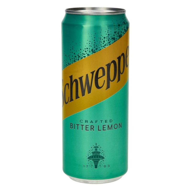 🍋🥤🔐 BOITE CACHETTE CANETTE SCHWEPPES BITTER LEMON 33CL