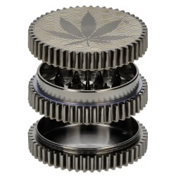 Grinder Super Heroes Leaf Gear Wheel 3 Parties 47mm | Grinder Métal Original | Shop Smoking