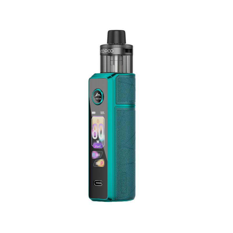 Kit Drag X3 Pod Lake Green Voopoo | Pod Mod 80W Tactile