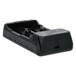 Chargeur pour Accus X Power M2 | Chargeur Double Emplacement pour Batteries Rechargeables | Shop Smoking
