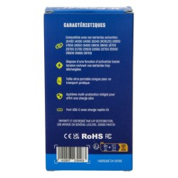 Chargeur pour Accus X Power M2 | Chargeur Double Emplacement pour Batteries Rechargeables | Shop Smoking
