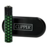 Clipper Metal Mini Leaves | Briquet Métallique Rechargeable Compact | Shop Smoking