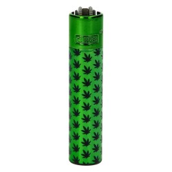 Clipper Metal Mini Leaves | Briquet Métallique Rechargeable Compact | Shop Smoking