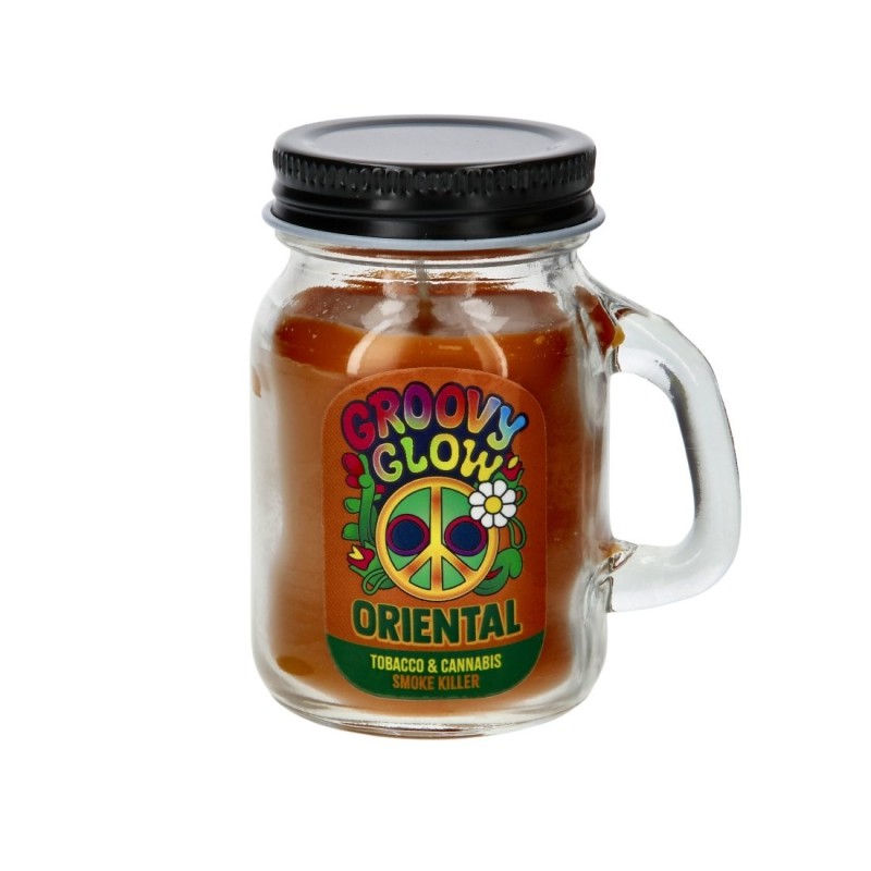 Bougie Groovy Glow Oriental 105g | Bougie Parfumée aux Notes Orientales | Shop Smoking