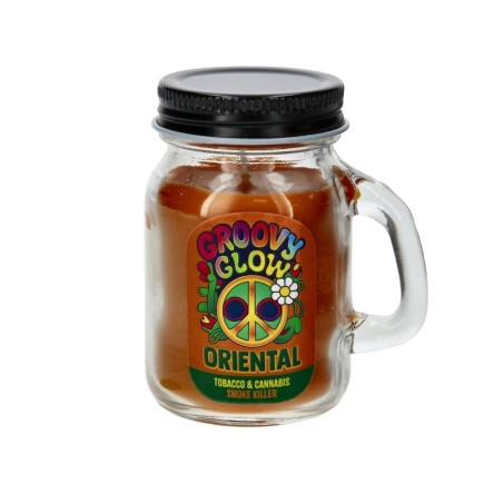 Bougie Groovy Glow Oriental 105g | Bougie Parfumée aux Notes Orientales | Shop Smoking