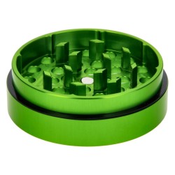 Grinder Alu RAW Green 4 Parties 56mm | Grinder Aluminium avec Tamis | Shop Smoking