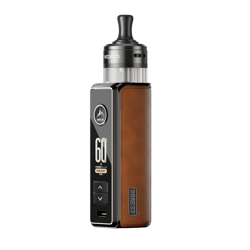 Kit Drag S3 Pod Voopoo Brown 3000mAh 60W – PnP X Vape