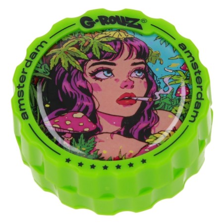 Grinder Acry G-Rollz Jungle 53mm | Grinder Acrylique Tropical G-Rollz | Shop Smoking