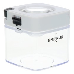 SMOKUS FOCUS COMET BLANCHE | Boîte Hermétique LED avec Loupe x5