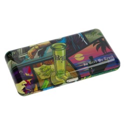 Étui en Métal 5 Cônes Black Leaf Grand Story of Black Leaf | Porte-Cônes Métallique | Shop Smoking