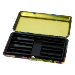 Étui en Métal 5 Cônes Black Leaf Grand Story of Black Leaf | Porte-Cônes Métallique | Shop Smoking