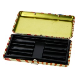 Étui en Métal 5 Cônes Black Leaf Ronin – Porte-Cônes | Shop Smoking