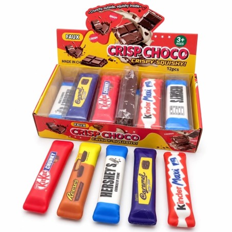 Squishy Barre Chocolatée – Enrobage Craquant & Slow Rebond | Shop Smoking