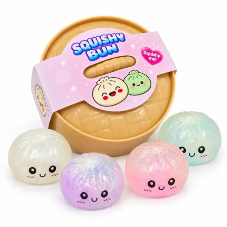 Squishy Dumpling Pailleté 8,5 cm – Jouet Sensoriel à Presser | Shop Smoking