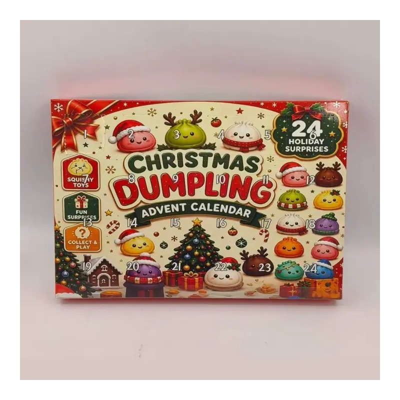 Calendrier de l'Avent Squishy Raviolis – 24 Jouets Mystère de Noël | Shop Smoking