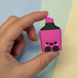 Clicker Surligneur Anti-Stress Kawaii 🖍️ | Shop Smoking