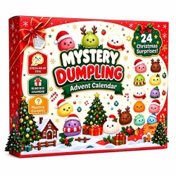 Calendrier de l'Avent Squishy Noël – 24 Mini-Squishies 🎄