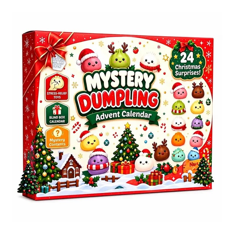 Calendrier de l'Avent Squishy Noël – 24 Mini-Squishies 🎄