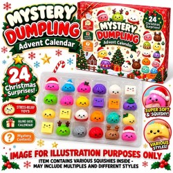 Calendrier de l'Avent Squishy Noël – 24 Mini-Squishies 🎄