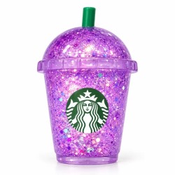 Squishy Cup à Paillettes – Rose, Bleu, Violet, Vert ✨