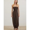 Combinaison Bustier Sans Bretelles Smockée | Shop Smoking