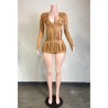 Combinaison Femme en Daim à Franges | Style Western