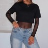 Combinaison Sexy Femme en Dentelle à Empiècements