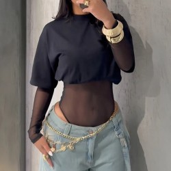 Combinaison Sexy Femme en Dentelle à Empiècements
