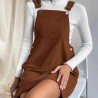 Robe Salopette Femme en Velours Côtelé Mini | Shop Smoking