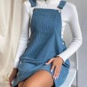 Robe Salopette Femme en Velours Côtelé Mini | Shop Smoking