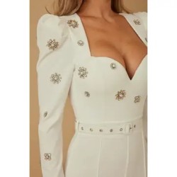 Combinaison Habillée Femme Ornement Soleil et Diamant | Shop Smoking